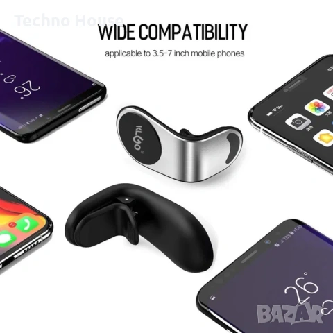 KLGO Магнитен автомобилен държач Z8, снимка 5 - Селфи стикове, аксесоари - 53235499