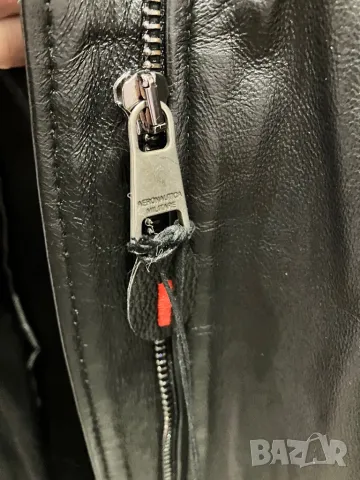 Кожено яке Aeronautica Mlitare Frecce Tricolori, снимка 5 - Якета - 48732364