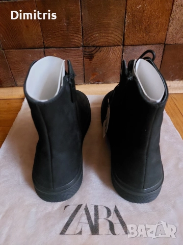  Високи кожени кецове, снимка 2 - Кецове - 52778155