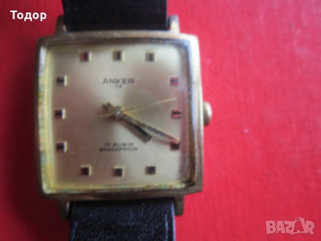 Позлатен часовник Анкер , снимка 5 - Мъжки - 29438288