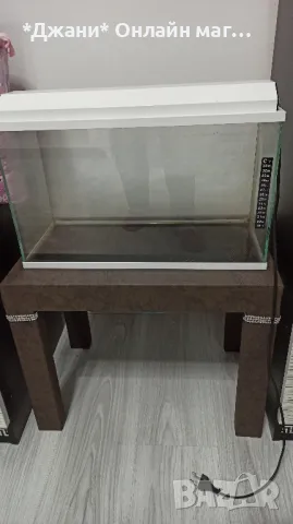 Продавам Аквариум 🐠🐟 + подарък нагревател , снимка 3 - Аквариуми - 48353992
