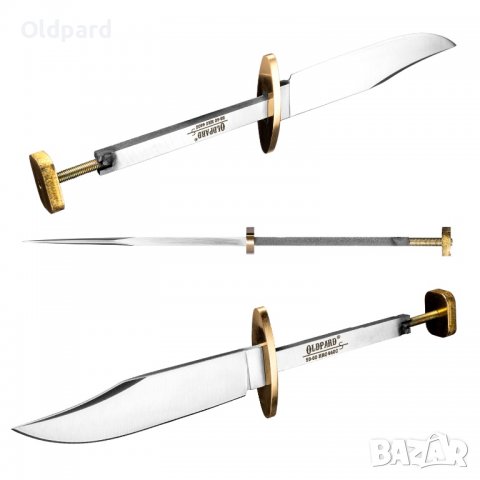 Висококачествено острие 440C за монтиране на нож + гарда и накрайник, снимка 5 - Ножове - 40194899