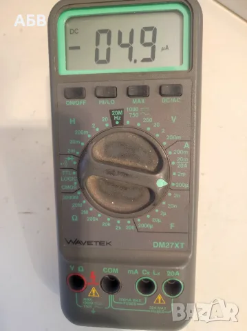 Продава се цифров мултиметър WAVETEK DM27XT, снимка 5 - Измервателни инструменти - 56318909