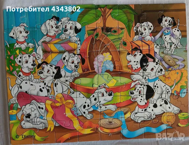 Пъзел 101 далматинци , снимка 2 - Пъзели - 51182125
