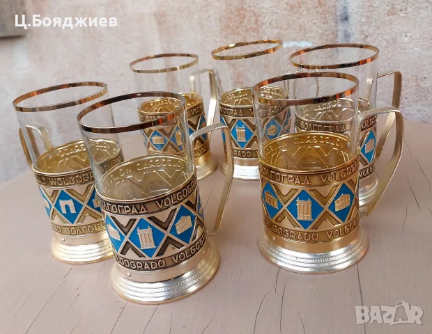 Руски сервиз за чай, снимка 3 - Сервизи - 55944720