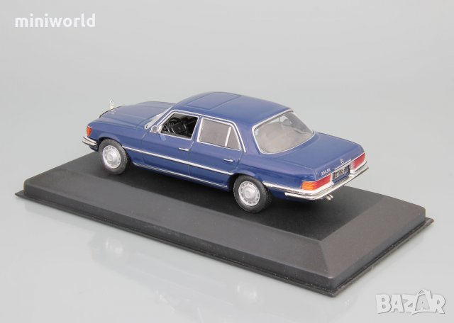 Mercedes-Benz 280 SE 1972 - мащаб 1:43 на DeAgostini моделът е нов в PVC дисплей-кейс, снимка 2 - Колекции - 34371311