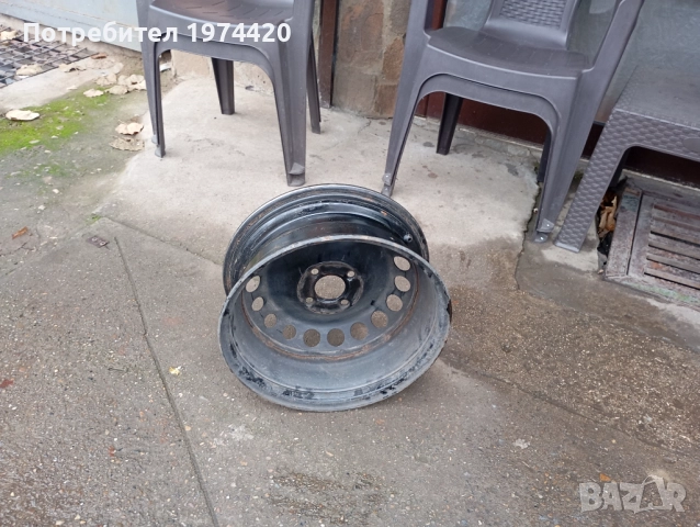 Продавам 4броя джанти железни 4/100/15  за Рено Клио 3 и 4 среден отвор 60.1, снимка 6 - Гуми и джанти - 52591013