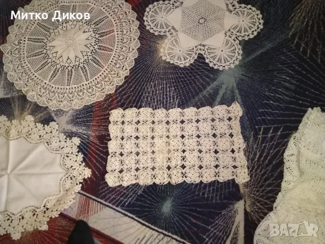 Покривки плетени на една кука 4 броя №3 нови, снимка 5 - Декорация за дома - 49680864