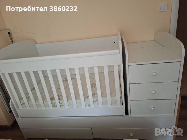 Детско легло с матрак от мемори пяна