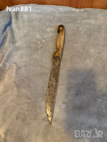 Автентичен кован овчарски нож, снимка 6 - Антикварни и старинни предмети - 50337663