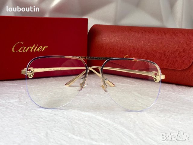 Cartier 2023 мъжки слънчеви очила авиатор унисекс дамски слънчеви очила, снимка 5 - Слънчеви и диоптрични очила - 42797750