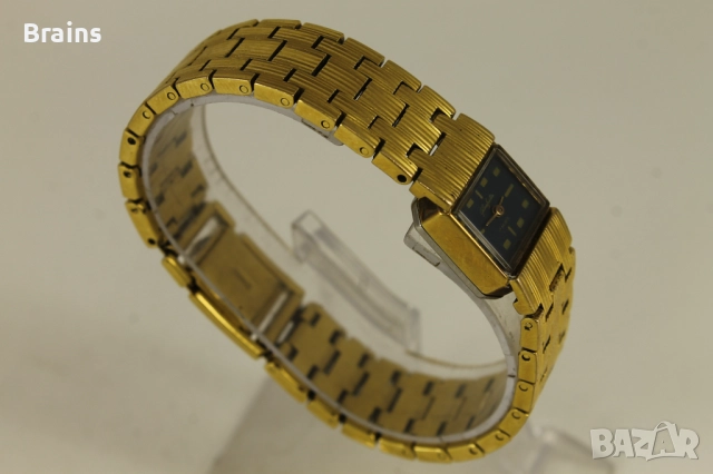 1960's GUB Glashutte Немски Дамски Часовник Дебела Позлата, снимка 6 - Дамски - 51822178