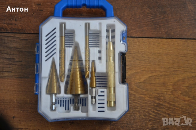 Комплект Нови Стъпаловидни Свредла, снимка 2 - Други инструменти - 53922802