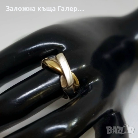 Стилен златен пръстен – 585 проба, 4.56 гр., снимка 5 - Пръстени - 54215076