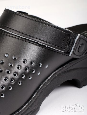 Черно сабо от естествена кожа Ejendals, снимка 5 - Други - 40655066