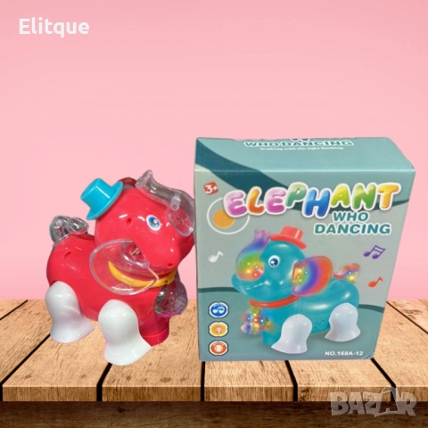 Интерактивен слон с музика и светлини, снимка 5 - Други - 52778122
