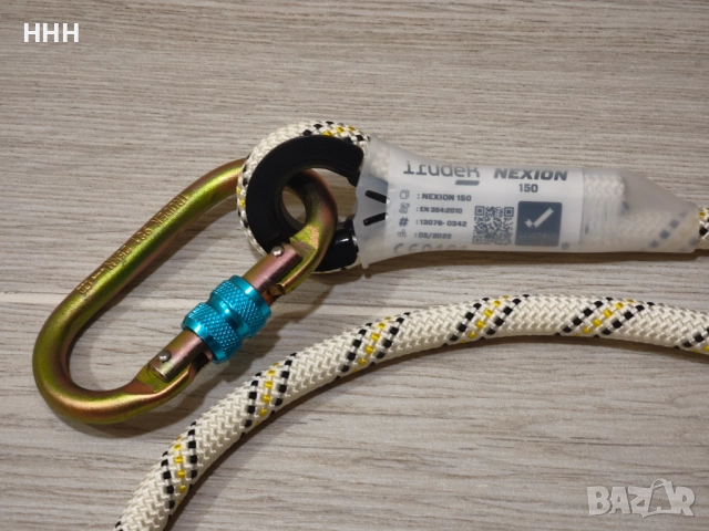 Irudek защитна екипировка - колан, статично въже и два карабинера, снимка 5 - Други - 52567674