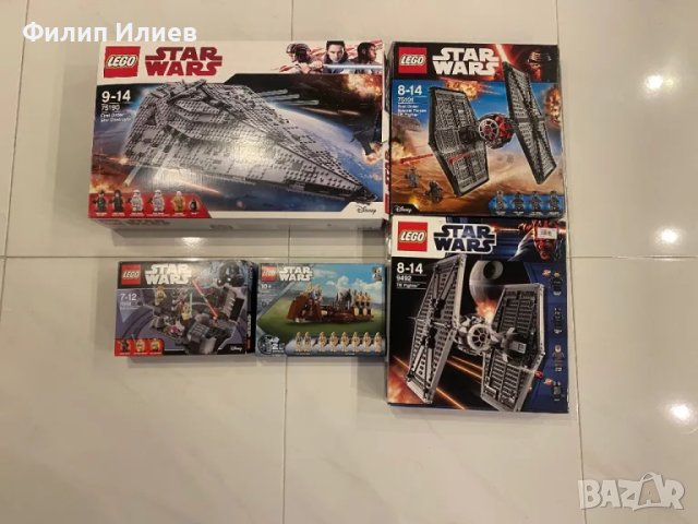 Lego Star Wars 9492,75101,75169,75190,40686, снимка 1 - Колекции - 49089532