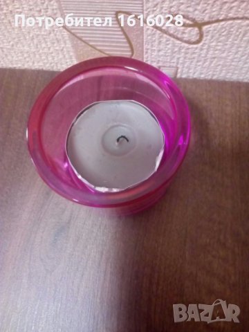 Нови стъклени цикламени купички за ядки или декорация със свещи., снимка 8 - Декорация за дома - 37207539