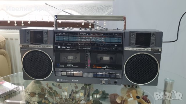 Радио касетофон Hitachi TRK 55E, снимка 1 - Радиокасетофони, транзистори - 44318798