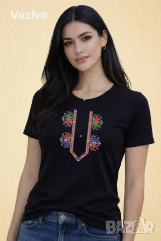 Пауново око и дървото на живота, снимка 2 - Тениски - 54068162