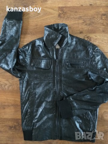Energie pelle leather jacket - страхотно мъжко яке КАТО НОВО , снимка 4 - Якета - 40050042