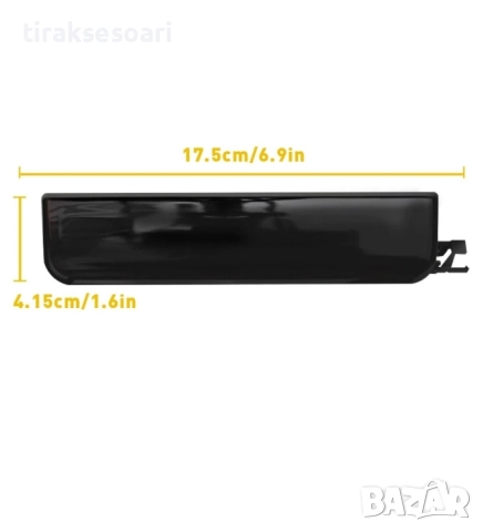 LED трети стоп за VW Caddy III (2004–2015) – опушен, червен, 12V, Plug & Play, снимка 2 - Аксесоари и консумативи - 52406080