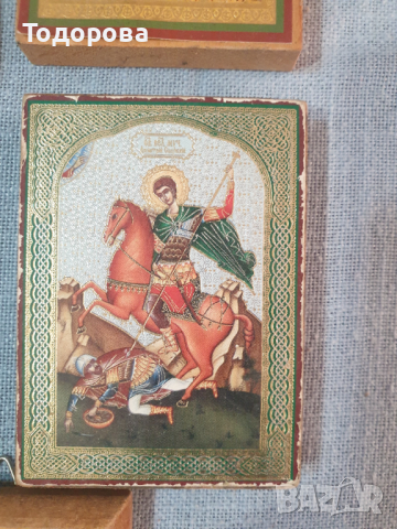 Лот 5- стари домашни икони -  5 броя, снимка 5 - Антикварни и старинни предмети - 44629480