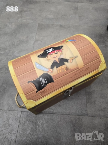 детски кутии за съхранение пиратско съкровище 