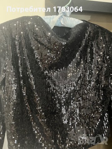 Блуза с паети Н&M, снимка 2 - Блузи с дълъг ръкав и пуловери - 44381035