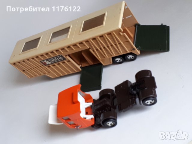 Matchbox SuperKings Mercedes Мерцедес Cattle Transporter Камион, снимка 9 - Коли, камиони, мотори, писти - 35223570