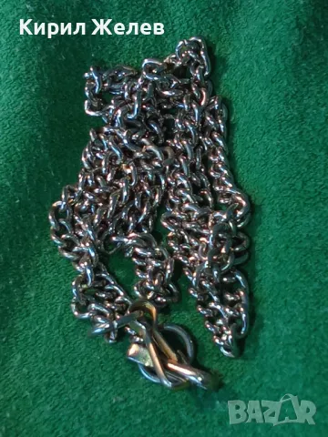 ДЪЛГА ЗДРАВА ЗЛАТИСТА ВЕРИЖКА СИНДЖИР от БЛАГОРОДНА СТОМАНА КЛАСИЧЕСКА ПЛЕТКА 20378, снимка 11 - Колиета, медальони, синджири - 47336443