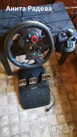 Кормило с комплект педали и скоростен лост, снимка 5 - Аксесоари - 51815910