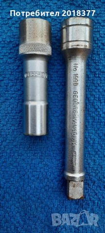 GEDORE - GERMANY/вложка удължена 13+удължител, снимка 1