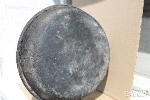 Стар меден тиган, снимка 7 - Антикварни и старинни предмети - 42191205