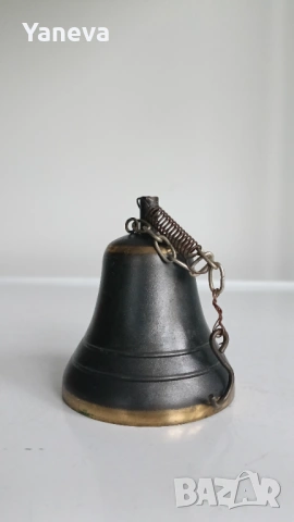 Бронзова камбанка , изчистен дизайн с чист, ясен и продължителен звън. , снимка 5 - Антикварни и старинни предмети - 53889992