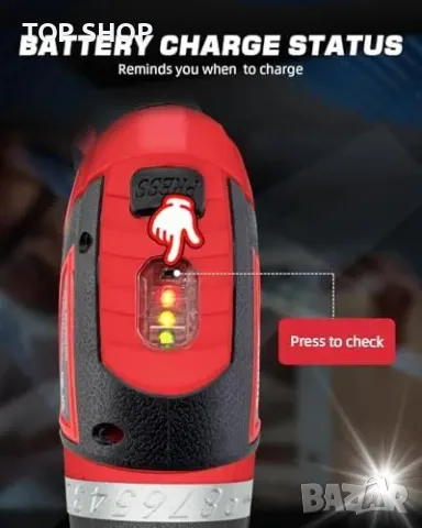 Нов Комплект 34 части DuroFort 8V винтоверт с регулируема дръжка, снимка 5 - Гедорета - 49321352