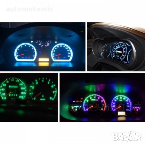 ДИОДНИ КРУШКИ ЗА ТАБЛО 2БР. Т5- 281014, снимка 2 - Аксесоари и консумативи - 35268138