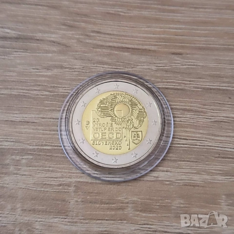 Словакия 2 евро 2020 ОИСР UNC
