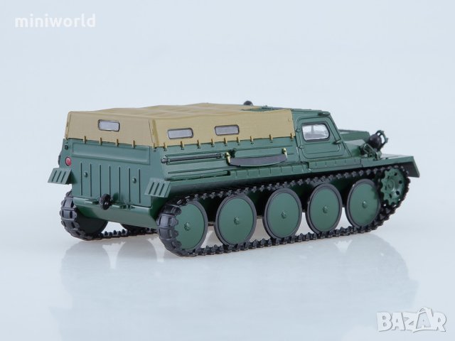 ГАЗ-47 ГТ-С верижен снегоход 1954 - мащаб 1:43 на АвтоИстория моделът е нов в кутия, снимка 3 - Колекции - 29542620