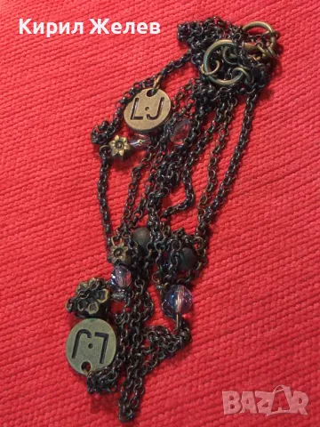 СТИЛНО ВИНТИДЖ АРТ МЕСИНГОВО КОЛИЕ ОГЪРЛИЦА 21165, снимка 10 - Колиета, медальони, синджири - 47309086