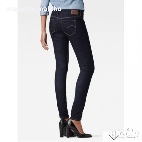 ДАМСКИ ДЪНКИ - G-STAR RAW 3301 DECONSTRUCT LOW SUPER SKINNY; размери: W25, W28, W30, W31, W33 и W34, снимка 2 - Дънки - 31289944