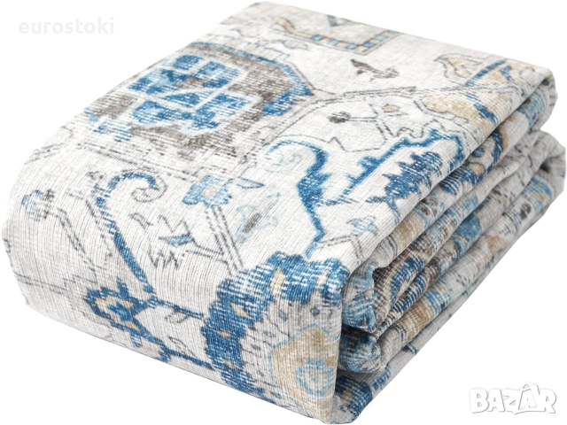 TOPICK Противоплъзгаща пътека за антре 60 x 300 см, переща се, супер тънъка, сгъваема, винтидж, снимка 3 - Пътеки - 51856666