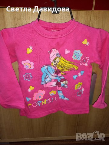 Детски блузи с дълъг ръкав за момиче, размер 104/110 см, снимка 6 - Детски Блузи и туники - 38246955