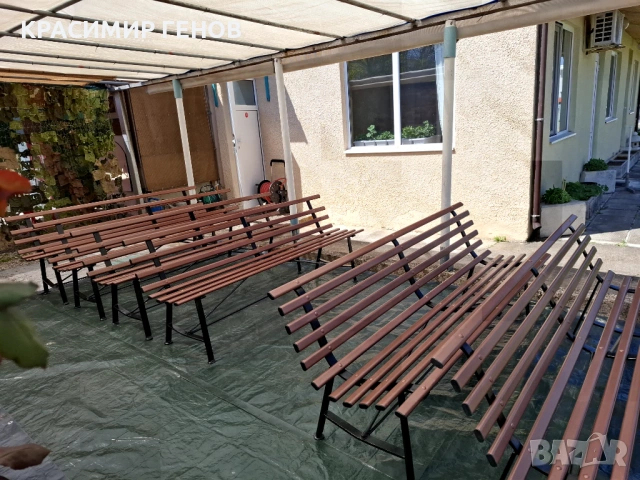 Продавам метални градински пейки, снимка 3 - Градински мебели, декорация  - 54247588