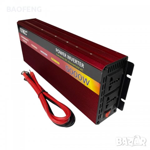 *!! 5000W Нови UKC 12V или 24V -220V, Висококачeствен мощен инвертор за автомобил или камион. Промо, снимка 8 - Аксесоари и консумативи - 39510357