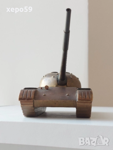RRR-Много рядък бронзов модел на танк.Подарен посмъртно на ген.Дмитрий Григориевич Павлов , 1 200 лв, снимка 10 - Антикварни и старинни предмети - 52278495