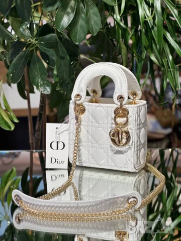 мини чанти lady 11x12cm christian dior, снимка 3 - Чанти - 51427054