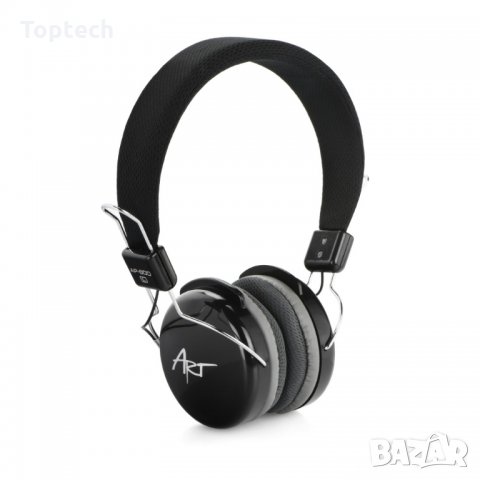 Слушалки Art AP-60MD, Аудио жак 3.5 мм - 4 пина, Черен, снимка 1 - Слушалки, hands-free - 30713524