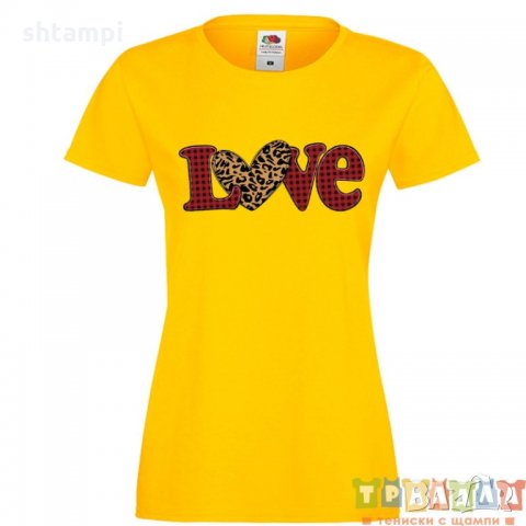 Дамска тениска Свети Валентин Love Gnome Valentine's 9